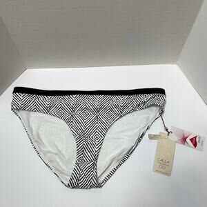 NEW CALIA by Carrie Underwood Island Geo Wide Banded Printed Bikini Bottoms XL